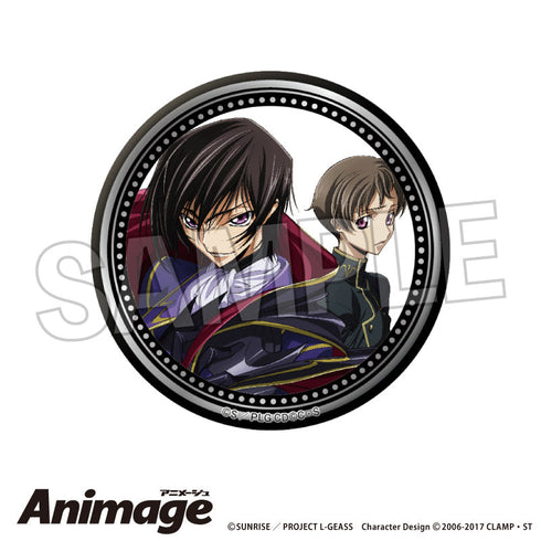 『コードギアス 反逆のルルーシュ』Animageギラギラ缶バッジ F【202506再販】